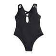 thumbnail image 4 of Babysbule Womens Swimwear Clearance, Women Sexy With Chest Pad Without Underwire Solid Cutout Bodysuit Bikini Swimsuit, 4 of 5