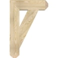 thumbnail image 3 of Ekena Millwork 6"W x 24"D x 36"H Traditional Craftsman Rough Sawn Bracket, Douglas Fir, 3 of 13