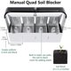 thumbnail image 5 of Bloqueador De Suelo Cuadrado Manual, Fabricante De Bloques De Suelo De 2 Pulgadas Con Mango Para Herramienta De Jardín Serendint HA036195-00, 5 of 6