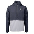 thumbnail image 2 of Men's Cutter & Buck  Navy SEC Gear Charter Eco Recycled Anorak Half-Zip Jacket, 2 of 3
