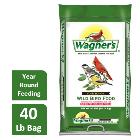 Wagner's Midwest Regional Blend Wild Bird Seed Backyard Feeder Food Bag 20 lb 