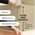 thumbnail image 3 of Sábanas CGK Unlimited Extra Deep Pocket King Beige, 3 of 9