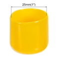 thumbnail image 2 of Uxcell Rubber End Caps Cover Vinyl Screw Thread Protector Round Wire Shelf Caps for Screw Bolt Fence Post 25mm 30, 2 of 5