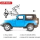 thumbnail image 3 of Maquetas de coches de juguete fundidos a presión, Wrangler, escala 1:32, aleación azul, 3 of 5