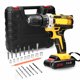 thumbnail image 1 of Taladro eléctrico inalámbrico de 21 V, motor de cepillo, ajuste de 2 velocidades, 18 engranajes de p MABOTO Taladro eléctrico, 1 of 7