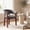 Dark Grey Walnut, variant on COLAMY NOYA Luxe Dining Chair, Fully Assembled Solid Wood Mid-Century Modern Kitchen Chair, Upholstered Red Oak Accent Chair with 300lbs Capacity, Oatmeal Natural
