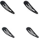thumbnail image 2 of 20 Pack Hair Clips, 2 Inch Metal Hair Clips, Kids Barrettes Girls' Hair Accessories, Barrettes Women Metal Snap Hair Clips Accessories Non-Slip Black, 2 of 5