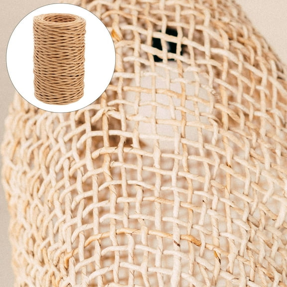 PENIKOKO 1 Roll Diy Crafts Paper Rope Lampshade Chocolate For Interior Design And Home Decor