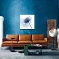 thumbnail image 2 of HFDF Blue Waves of Water Meet Each Other Landscape Canvas Wall Art for Living Room Bedroom Home, Beautiful Nature Scenery Painting Print Picture Decor Artwork, Wrapped Giftner es 14x11inch Framed, 2 of 6