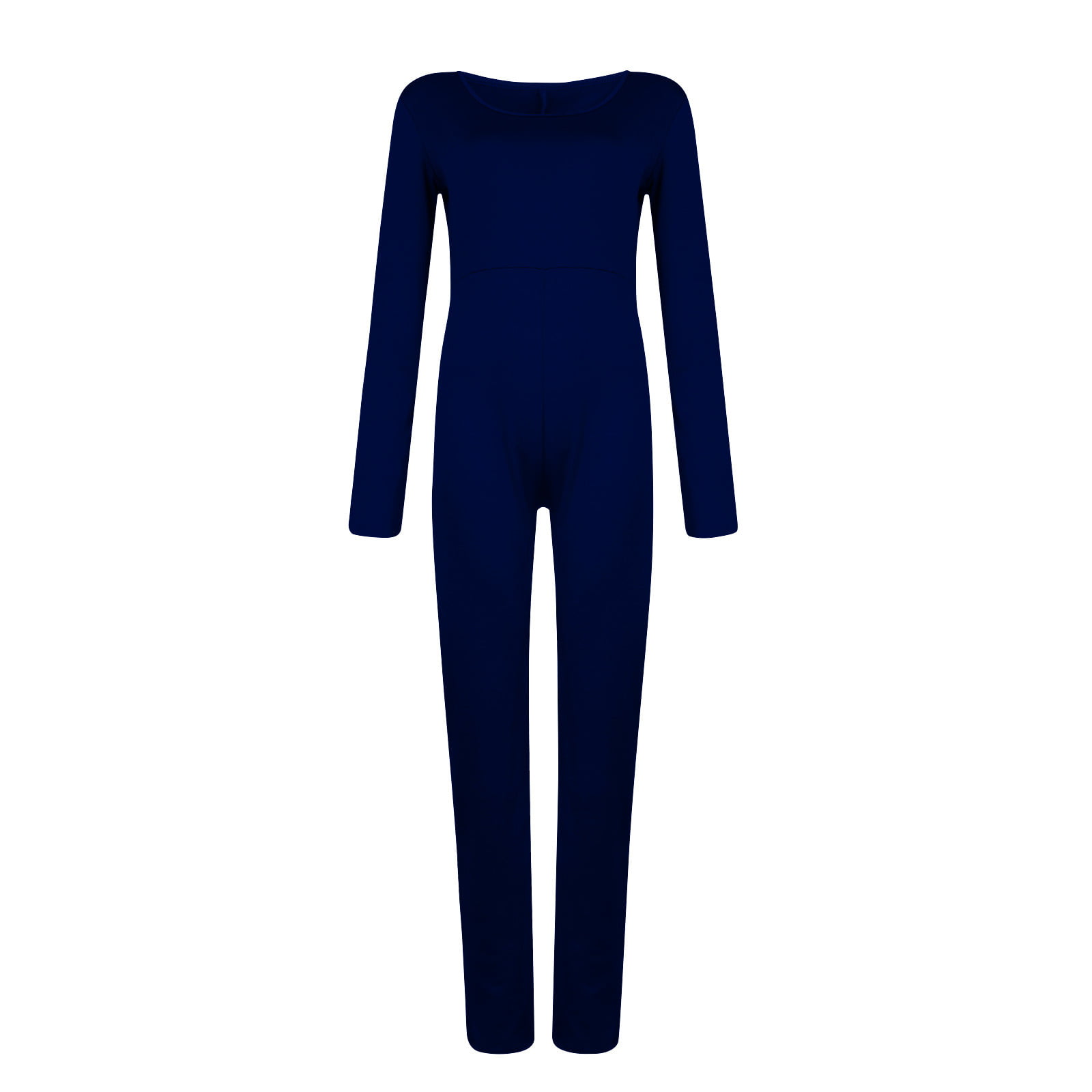 højt Kommunisme vigtigste Cuoff Women's Fashion Solid Colour FiLong Sleeve Jumpsuit - Walmart.com