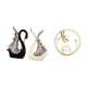 thumbnail image 5 of Figuras De Cristal De Cisne, Escultura De Metal De Cerámica, Adorno De Escritorio, Estatua, Soporte Para Estante, Aniversario, Chimenea, Pasillo, Dormitorio, Sala De Estar, Oficina, 5 of 8
