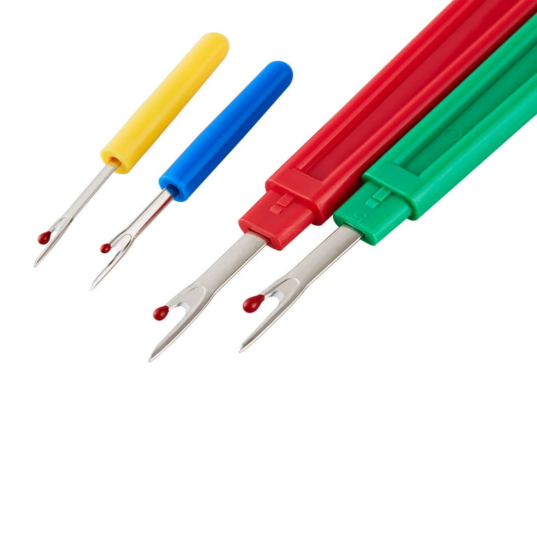 Sewing Seam Ripper Tool, Stitch Remover and Thread Cutter with 2Big+2Small  Seam Rippers