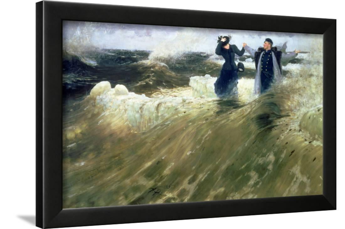 What Freedom!" 1903" Framed Print Wall Art By Ilya