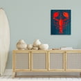 thumbnail image 3 of Stupell Industries Nautical Lobster Shape Animals Painting Wrapped Canvas Art Print Wall Art, 24 x 30, 3 of 8