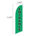 thumbnail image 2 of Vispronet Entrance Feather Flag, 2.6ft x 11.2ft, Flag Only, 2 of 5