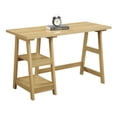 thumbnail image 3 of Scranton & Co Trestle Desk - Light Oak, 3 of 5