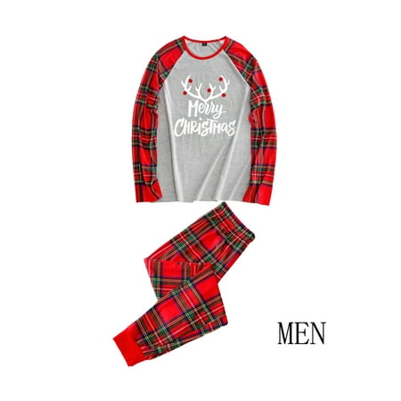 

Liliz Family Matching Pajamas Sets O-Neck Long Sleeve Pullover+ Long Pants
