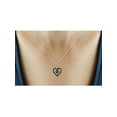 thumbnail image 6 of 2.00 Carat T.G.W. Chrome Diopside And Black & White Diamond Accent Sterling Silver 3-Piece Jewelry set, 6 of 7
