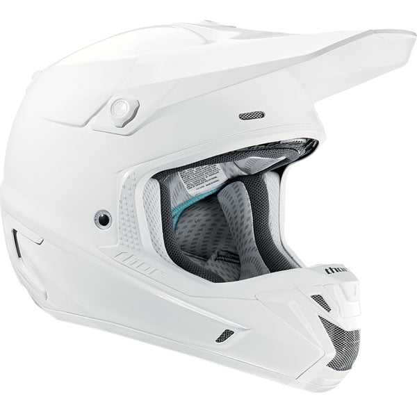 white mx helmet