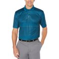 thumbnail image 1 of Polo de rugby PGA Tour con rayas jaspeadas para hombre verde grande Polo rugbi, 1 of 1