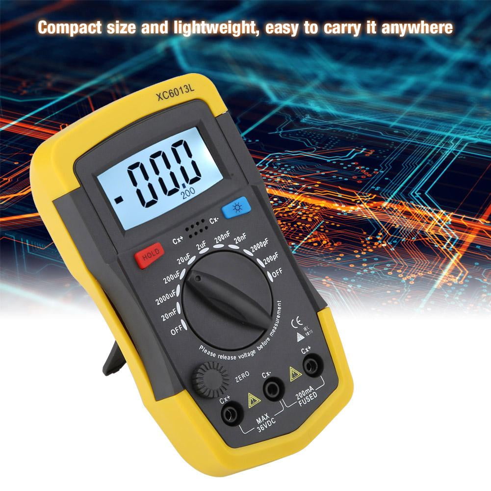 Portable mF uF circuit meter 0.1pF to 20000uF Capacitance meter Digital LCD Dispiay capacitor tester High precision capacitance tester Portable mF uF circuit meter 0.1pF to 20000uF Capacitance meter Digital LCD Dispiay capacitor tester High precision capacitance tester