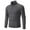 A02-Dark Gray, variant on USNSM Fall Winter Turtleneck Zipper Knitting Sweater for Men Casual Slim Fit Solid Color Textured Knitwear Tops Long Sleeve Pullover Base Shirt Gold 3XL