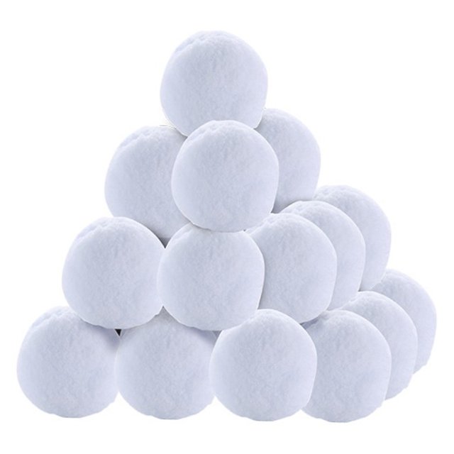 Bolas De Nieve Artificiales De Navidad, Paquete De 40 Bolas De Nieve Falsas Para Niños, Bolas De Nieve De Juguete Para Interior Y Exterior Minnieouse HA038377-00