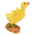 thumbnail image 3 of Estatua de patito de resina, adorno, figura de patito, artesanía para escritorio, decoración de jardín al aire libre, pato amarillo, 3 of 14