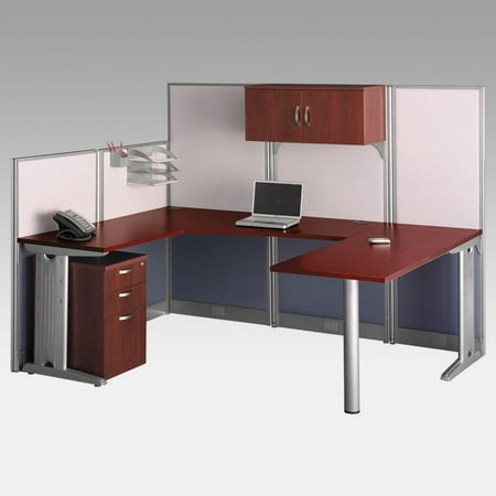 Bush Office In An Hour U Shaped Computer Desk With Storage Com