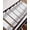 Gray, variant on Grey Striped Stair Treads for Wooden Steps Indoor Runner Rug Carpet, Modern White Striped Abstract Art Aesthetics 4 Pieces Peel and Stick Staircase Step Treads Covers Washable Throw Door Mats, 30"x8"
