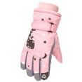 thumbnail image 2 of NAISIBABY Boys Girls Winter Gloves, Keep Warm Striped Waterproof Kids Snow Outdoor Sports Gloves Pink Free Size, 2 of 3