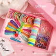 thumbnail image 3 of Baby Girl Hair Rope Rubber Band Hair Accessories Set Small Flower Catch Clip BB Clip for Girls, SLPUSH, 3 of 3