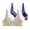Khaki, variant on 3pc Bras for Women Comfortable Lace Bras Plus Size Full-Cover Push up Balconette Non Padded Thin Breathable Everyday Bralettes Comfy Bras for Lady Front Closure White 80B