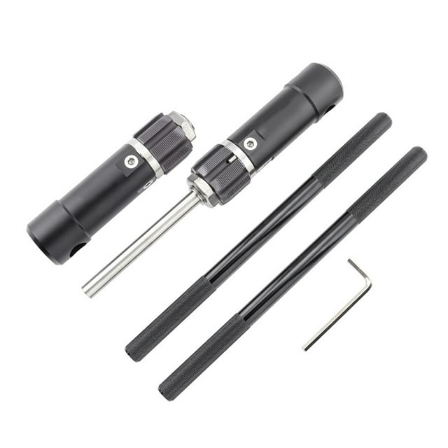 bedienty Bicycle Tapping Tool Five-way Bottom Bracket Anti-slip Rotate Handles Repair Screw Tap Cycling Accessories for Home Use Pro version