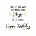 thumbnail image 3 of Hallmark Mahogany Birthday Card (You Bring Magic to the World), 3 of 6