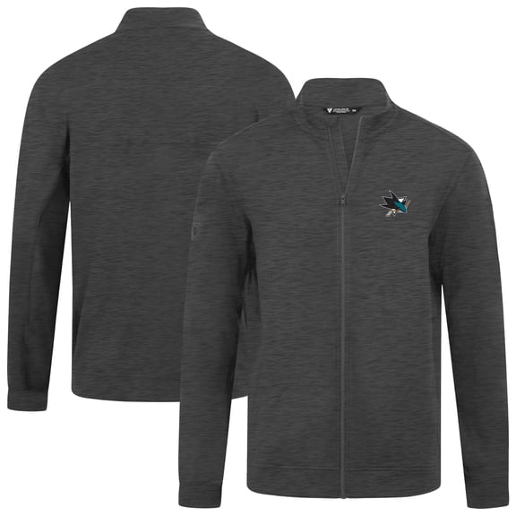 Men's Levelwear Gray San Jose Sharks Alec Full-Zip Jacket
