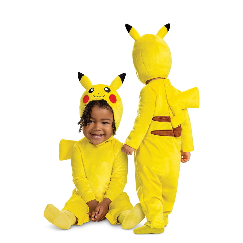 Pokemon Pikachu Halloween Costume for Children, Toddlers Size 2T, by Disguise