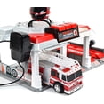 thumbnail image 3 of Set de juguetes Fire and Rescue Garage Luces y sonidos para niños, 3 of 6