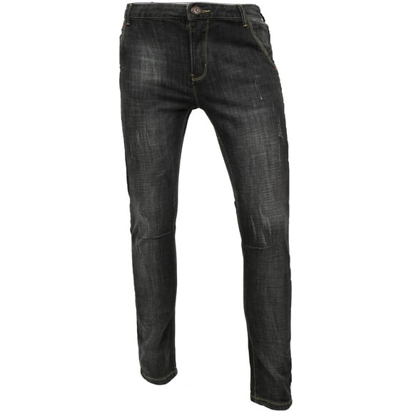 Ma Croix Mens Slim Fit Jean Stretch Denim Pants