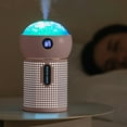 thumbnail image 3 of Christmas Clearance! QLEICOM Projection Humidifiers for Bedroom, 630ml Small Cool Mist Humidifiers with Projection Lamp, LED Light, Humidifiers for Home Office Bedroom Nursery Indoor Gifts (Pink), 3 of 6