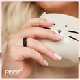 thumbnail image 2 of Rinfit Silicone Rings for Women & Men - Couple Sets Rubber Wedding Bands - Inner Step Edge & Space Collection - Gunmetal Gray, Black, 2 of 12