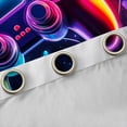 thumbnail image 4 of Manfei Colorful Gamepad Black Out Curtains,Game Console Curtains Pack of 2 (42x63 Each),Multicolor Geometric Hexagon Bedroom Curtains For Men Women,Breathable Home Decor, 4 of 6