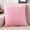 Pink, variant on Purple Decorative Throw Pillow Covers Soft Flax Comfy Solid Couch Cushion Case Decor (1pcs, 15.7 x 15.7 Inches)