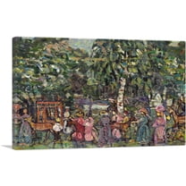 ARTCANVAS The Deer Park 1914 Canvas Art Print by Maurice Prendergast - Size: 26" x 18" (0.75" Deep)