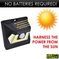 thumbnail image 3 of Mighty Power Outdoor Solar Motion Sensor COB LED Light, 350 Lumens, Black, 3.9x4.7x1.8  Inches, 3 of 8