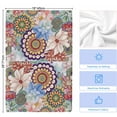 thumbnail image 5 of Boho Floral Microfiber Kitchen Towel, Spring Vintage Abstract Art Flowers Soft Absorbent Dish Towels, Quick Drying Washable Dishcloths for Kitchen Cleaning, Drying Dishes, 18x28 Inches, 5 of 9