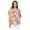 Alpaca Floral Print, variant on Corgi Paw Nursing Uniform for Nurses Stretchy V Neck Nursing Top with 2 Pockets for Clinic Duty, Workwear, Medical
