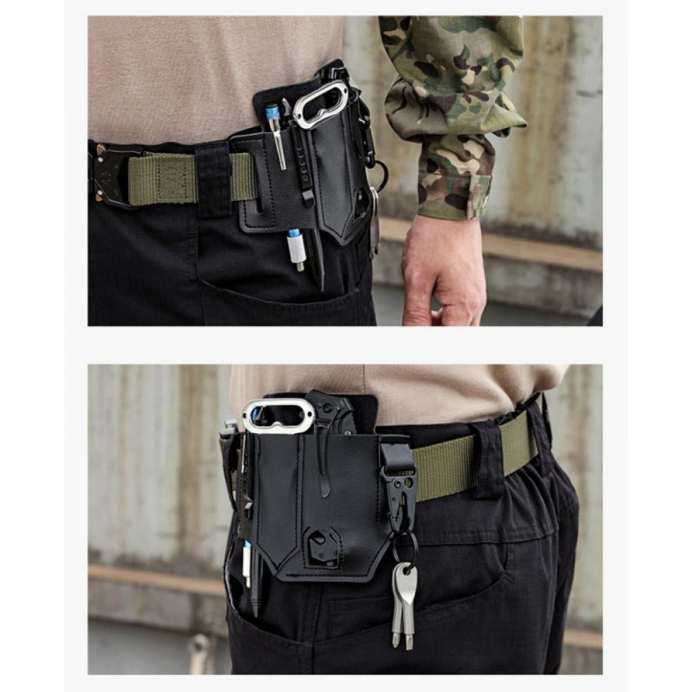 Details about   Leather sheath Pouch Holster Belt Loop Handmade Hiking Camping Outdoor Multitool 