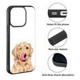 thumbnail image 2 of FINCIBO Soft Rubber Protector Cover Case for Apple iPhone 14 Pro Max 6.7" 2022, Winking Golden Retriever Dog, 2 of 5