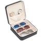 thumbnail image 5 of Colector organizador de gafas de sol de viaje con 3 ranuras - Caja de almacenamiento de joyas de cuero sintético Xemadio SNFLD60, 5 of 7